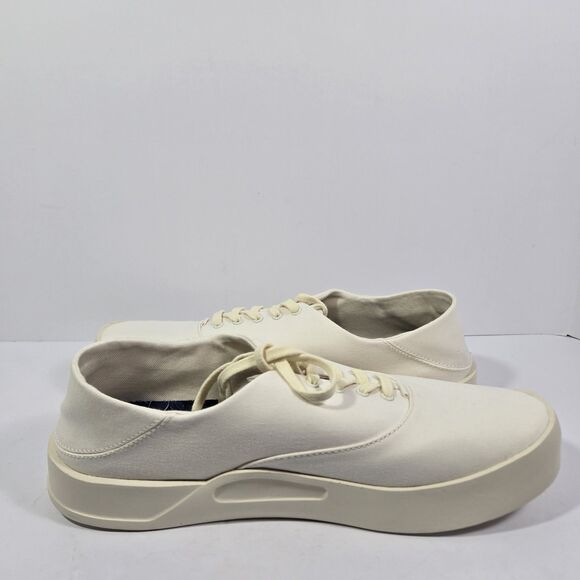 Olukai Tradewind Off White Sneakers Mens Size 10.5 Casual Lace Up Shoes NEW main image 4